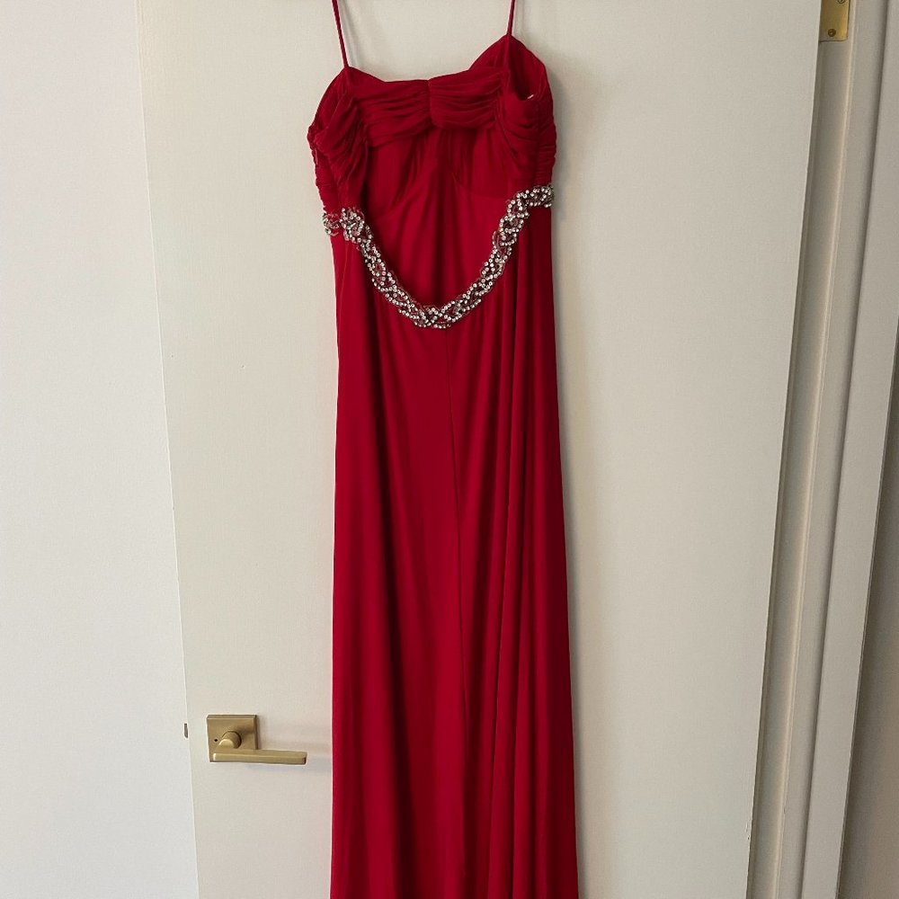 Red Betsy & Adam long dress